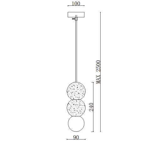 Подвесной Светильник Lilla Black H24 Imperiumloft 189794-23 - фото