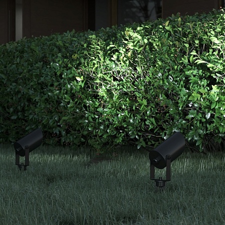 Светильник уличный наземный ST-Luce черный/прозрачный LED 1*6W 2700K SL9014.405.01 - фото