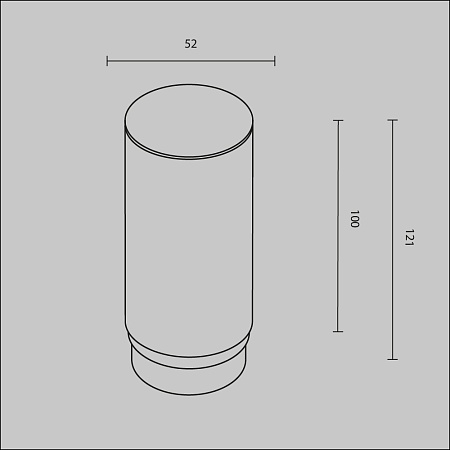 Матовый рассеиватель для Focus Led 12Вт - фото