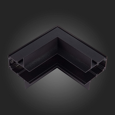 Внутренний угол-соединитель для встраиваемого магнитного шинопровода ST-Luce Черный ST007.449.00 - фото