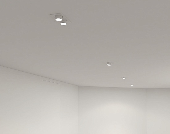 DK3122-WH Встраиваемый светильник, IP20, до 15 Вт, LED, GU5,3, белый, пластик - фото