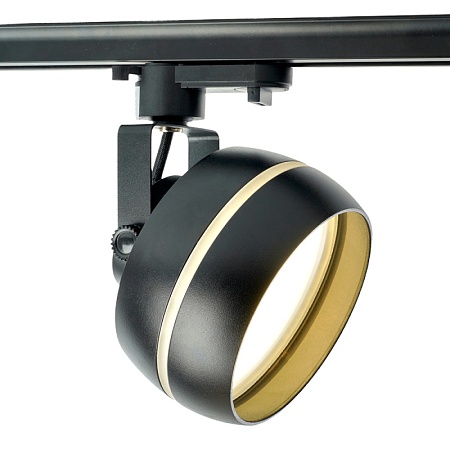 Светильник Feron AL168 трековый однофазный на шинопровод под лампу GX70, черный - фото