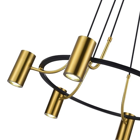 Светильник подвесной ST-Luce Черный, Латунь/Латунь GU10 6*5W 4000K SL1215.403.06 - фото