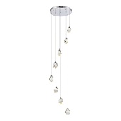 Светильник подвесной ST-Luce Хром/Прозрачный LED 8*3W 3000K SL6114.103.08