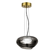 Светильник подвесной ST-Luce Латунь/Дымчатый, Белый LED 1*10W 3000K SL6019.303.01