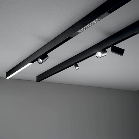 Шинопровод для низковольтных трековых  светильников, черный, 2м, CABM1000 - фото