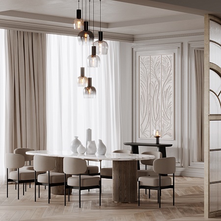 Подвесной светильник Maytoni Smart Casual MOD414PL-06B - фото