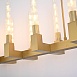 Люстра Canelle Linear Chandelier 12 Modern Brass Imperiumloft 84598-22 - фото