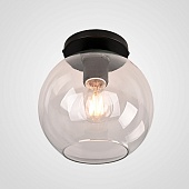 Потолочный Светильник Rh Utilitaire Globe Shade Flushmount Black Imperiumloft 123673-22