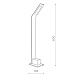 Светильник уличный наземный ST-Luce Черный/Черный LED 1*6W 4000K SL094.405.01 - фото