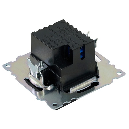 Розетка 2-местная USB + type C (механизм), STEKKER GLS10-7116-05, 250B, 3А, серия Катрин, черный - фото