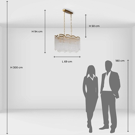 Люстра подвесная MW-Light Лавиния 443011106 - фото