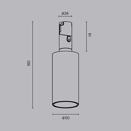 Трековый светильник Technical Magnum TR207-1-3W3K-B - фото