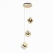 Светильник подвесной ST-Luce Золотистый/Прозрачный, Золотистый G9 3*5W SL1182.203.03 - фото