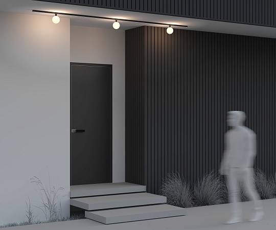 Уличный трековый светильник Outdoor O-TR01-1-S-9WB3K - фото