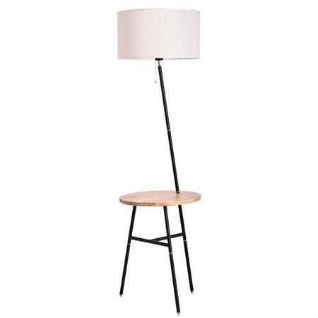 Торшер со столиком ARTE LAMP A9202PN-1BK - фото