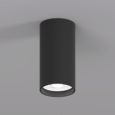 DK2008-BK Светильник накладной IP 20, 50 Вт, GU10, черный, алюминий - фото