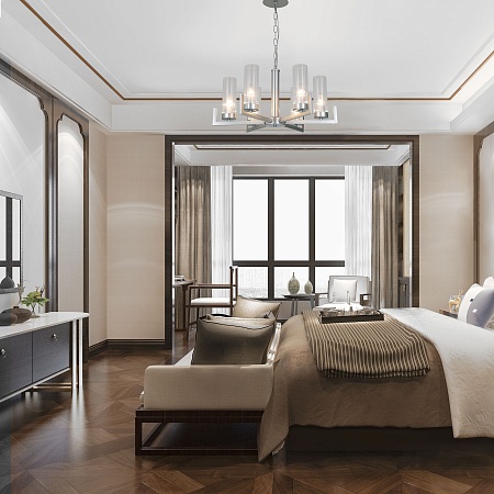 Подвесной светильник Eurosvet 60133/6 серебро - фото