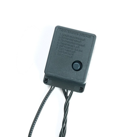 Светодиодная гирлянда Кластер Feron CL10 линейная 20м + 3м 230V мультиколор, c питанием от сети, зеленый шнур - фото