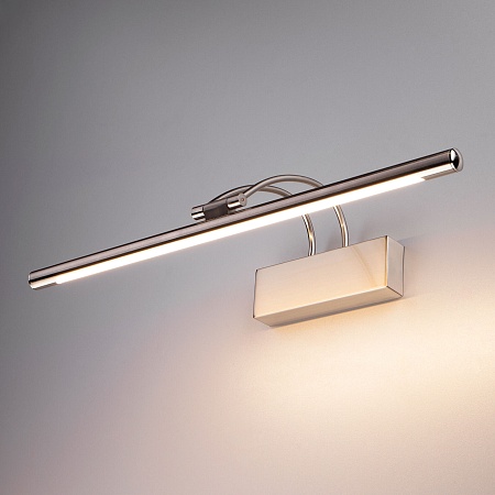 Настенный светодиодный светильник Simple MRL LED 10W 1011 IP20 никель Elektrostandard - фото