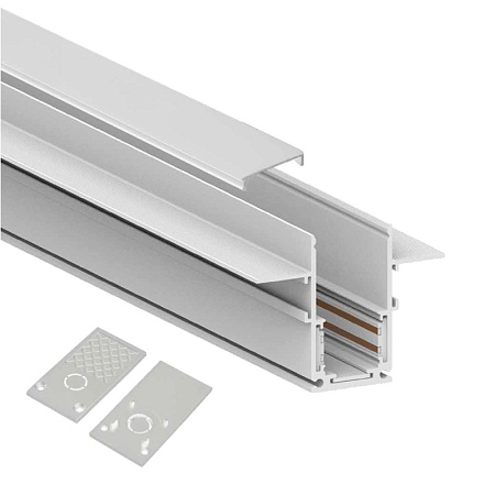 Шинопровод для низковольтных трековых  светильников, белый, 2м, CABM1001 - фото