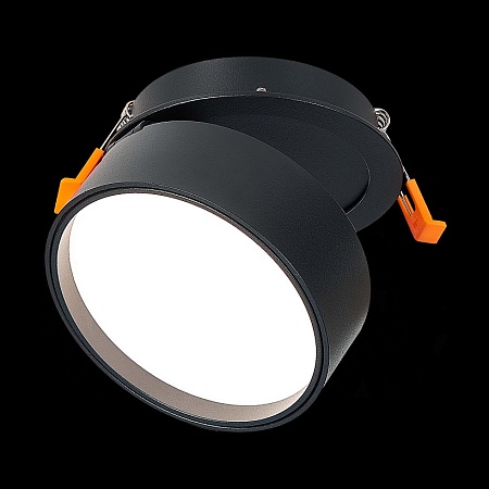 Встраиваемый поворотный светильник Черный LED 1*14W 4000K 1 100Lm Ra>90 120° IP20 D105x ST651.448.14 - фото