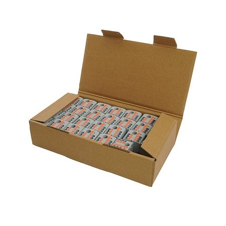 LD580 PTFIX 6-06/25 Зажим блочный PT распред. на 6 точ,сеч 2,5 мм2,690V,41А, интегр.1 точка,серый - фото