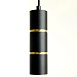 Светильник потолочный Feron ML1868  Barrel ZEN levitation на подвесе MR16 35W, 230V, чёрный, золото 55*180 - фото