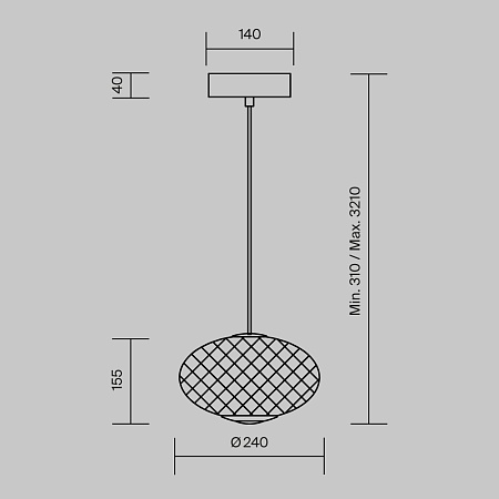 Подвесной светильник Maytoni MOD397PL-L10B3K - фото