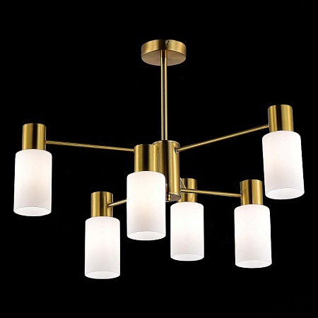 Светильник потолочный Латунь/Белый E14 6*60W SLE1139-302-06 - фото