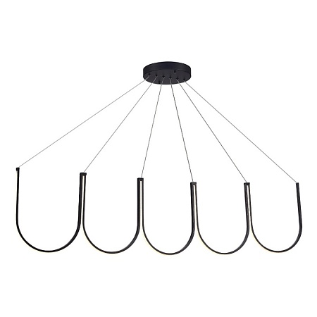 Светильник подвесной ST-Luce Черный LED 1*68W 3000K SL6202.413.01 - фото