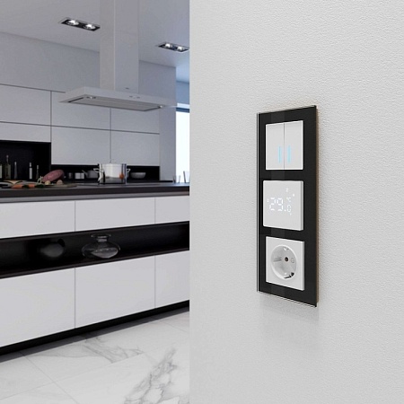 Умный сенсорный терморегулятор для теплого пола W1151201 - фото