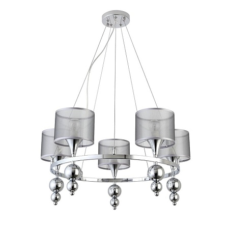 Светильник подвесной Хром/Серебристый E14 5*40W SLE107103-05 - фото