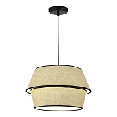 Светильник подвесной ST-Luce Черный/Бежевый, Черный E27 1*40W SL1354.413.01