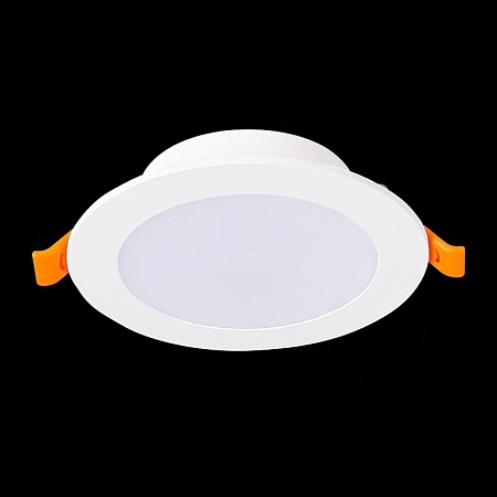 Св-к встр. Белый LED 1*12W 3000K 900Lm Ra80 110° IP20 D120xH30 220-240V ST210.538.12 - фото