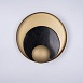 Бра Джаггер Black Wall Lamp Round Gold Imperiumloft 149472-22 - фото