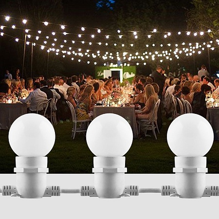 Лампа светодиодная Feron LB-371 Шар E27 3W 230V 2700K матовый - фото