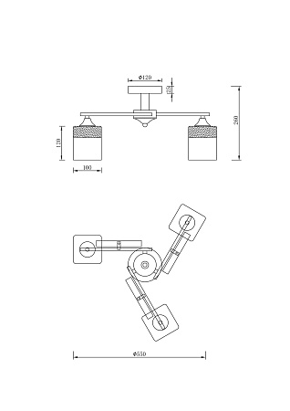 Люстра Freya FR5154PL-03B - фото
