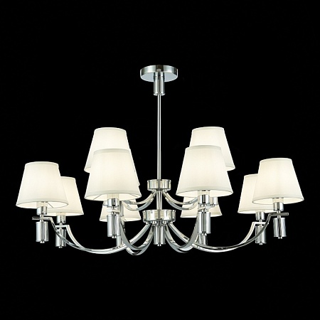 Светильник подвесной Хром/Белый E14 12*40W SLE111303-12 - фото