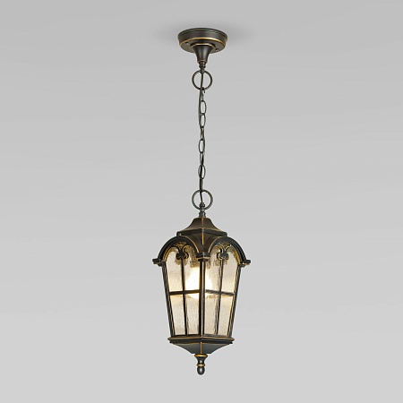 Уличный подвесной светильник Mira H черное золото IP44 Mira H черное золото Elektrostandard - фото