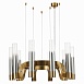 Люстра подвесная ST-Luce Латунь/Хром, Прозрачный E14 10*40W SL1235.303.10 - фото