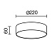 Потолочный светильник Technical Zon C032CL-24W3K-RD-B - фото