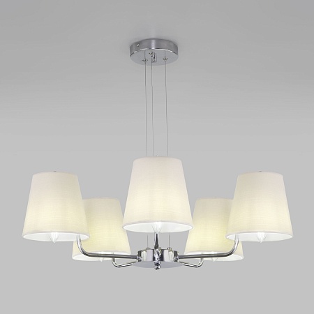 Подвесной светильник Eurosvet 60155/5 хром - фото