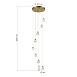 Светильник подвесной ST-Luce Золотистый/Прозрачный LED 8*3W 3000K SL6114.203.08 - фото