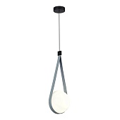 Светильник подвесной ST-Luce Черный, Голубой/Белый E27 1*60W SL2002.423.01