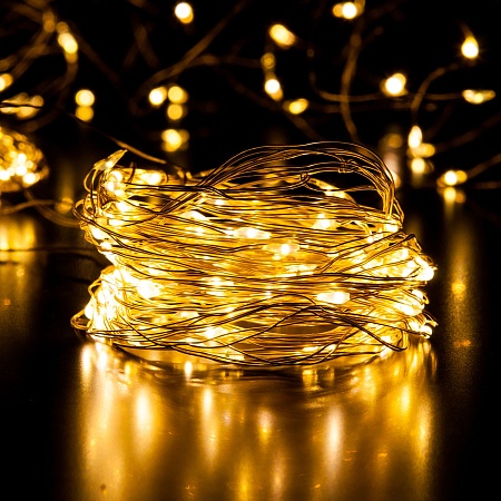 Гирлянда Eurosvet 200-004 теплый белый - фото