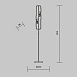 Напольный светильник (торшер) Maytoni Marmo MOD099FL-02G - фото