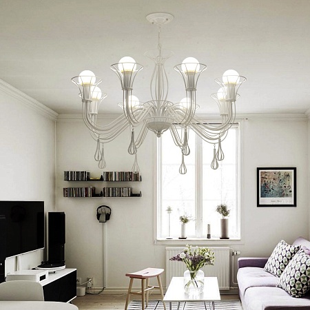 Подвесная Люстра Cast 5 White Imperiumloft 101410-26 - фото