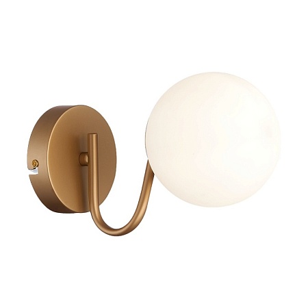 Светильник настенный Золотистый/Белый E14 1*40W SLE220601-01 - фото