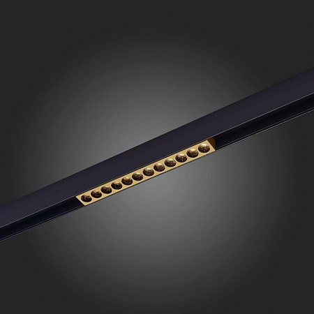 Магнитный трековый светильник Золотистый LED 1*12W 3000K 450Lm Ra>90 36° IP20 L220xW22x ST806.236.12 - фото